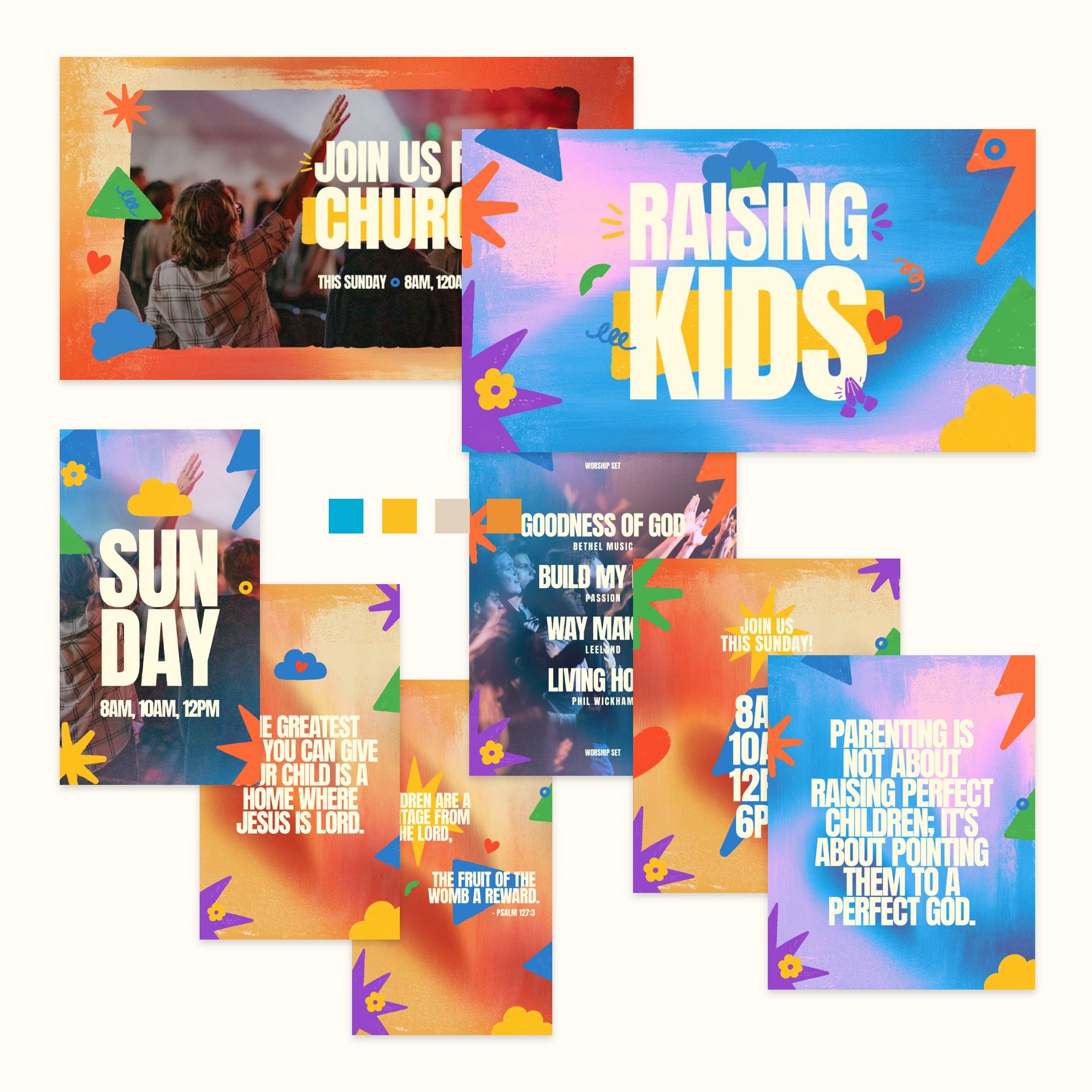 Raising Kids — Canva template