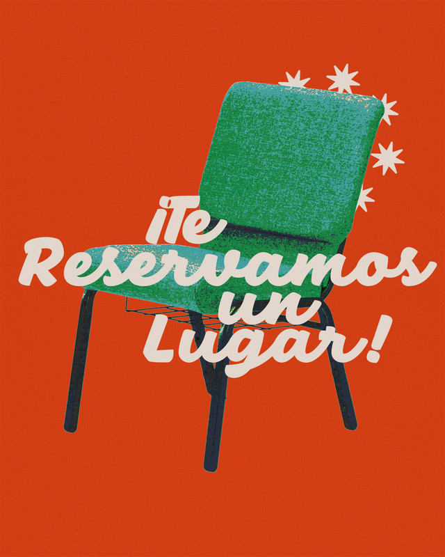 ¡Te reservamos un lugar! — Canva template